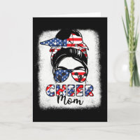 Cheerleader 4. Juli Cheer Mom Amerikanische Flagge