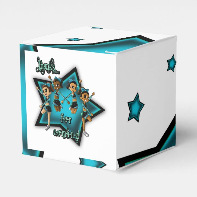 Cheerleader Birthday Geschenkschachtel (Vorderseite)