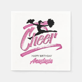 Cheerleader Birthday Serviette