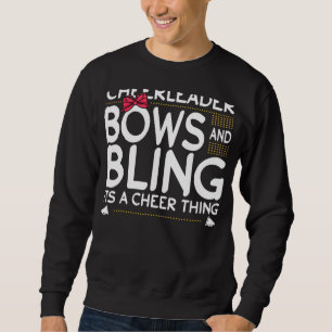 Cheerleader Bows und Blindheit der Sache Sweatshirt