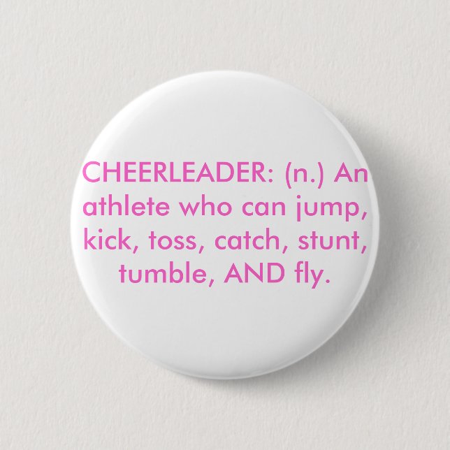 CHEERLEADER BUTTON (Vorderseite)