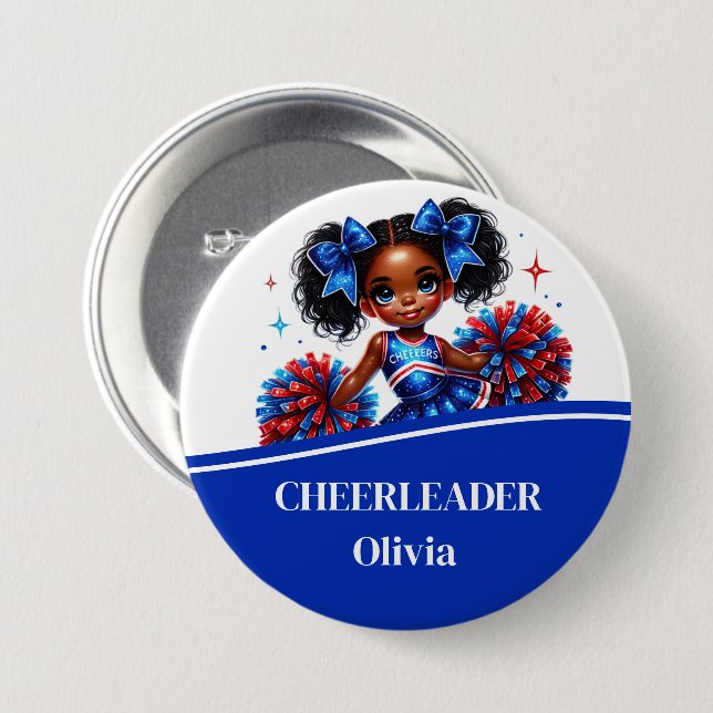 Cheerleader Button Button (Vorne & Hinten)