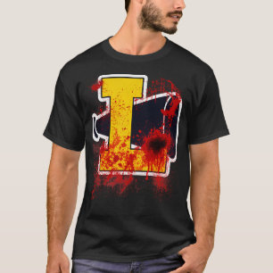 Cheerleader-Camp Blutige Pom-Poms T-Shirt