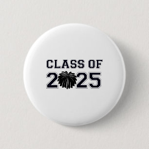 Cheerleader Cheer Cl of 2025 Abschluss Gra Button