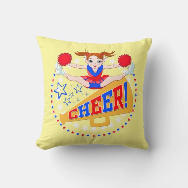 Cheerleader Cheer Kissen (Vorderseite)