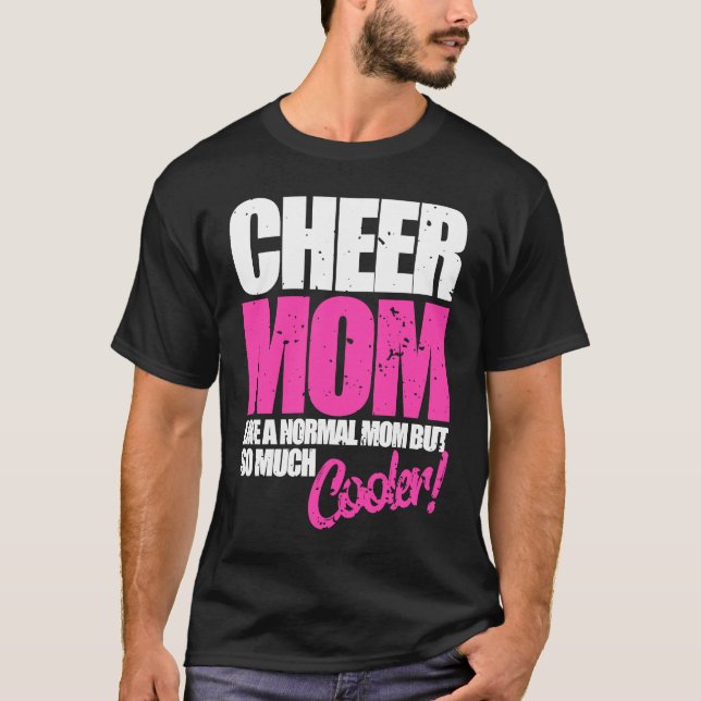 Cheerleader Cheer Mom  Cute Cheerleading T-Shirt (Vorderseite)