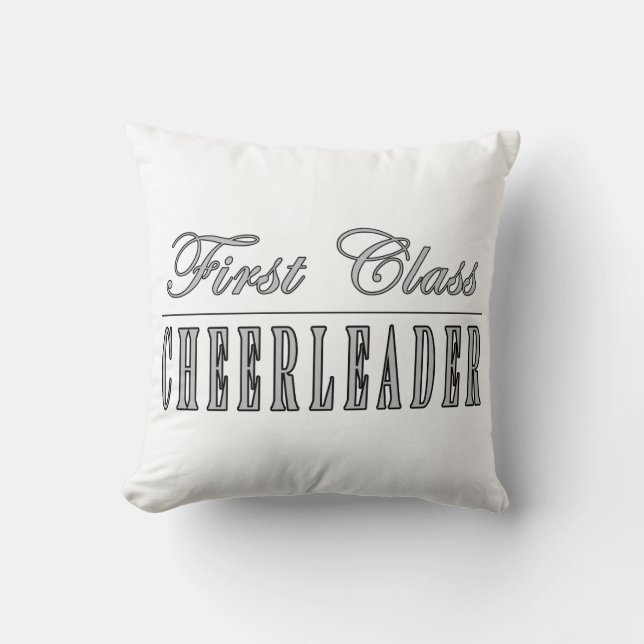Cheerleader Cheerleader Erste Klasse Cheerleader Kissen (Vorderseite)