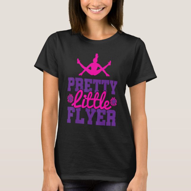 Cheerleader Cheerleader Hübsch Little Flyer T-Shirt (Vorderseite)