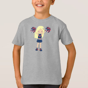 Cheerleader, Cheerleader, Niedliches Mädchen, Blon T-Shirt