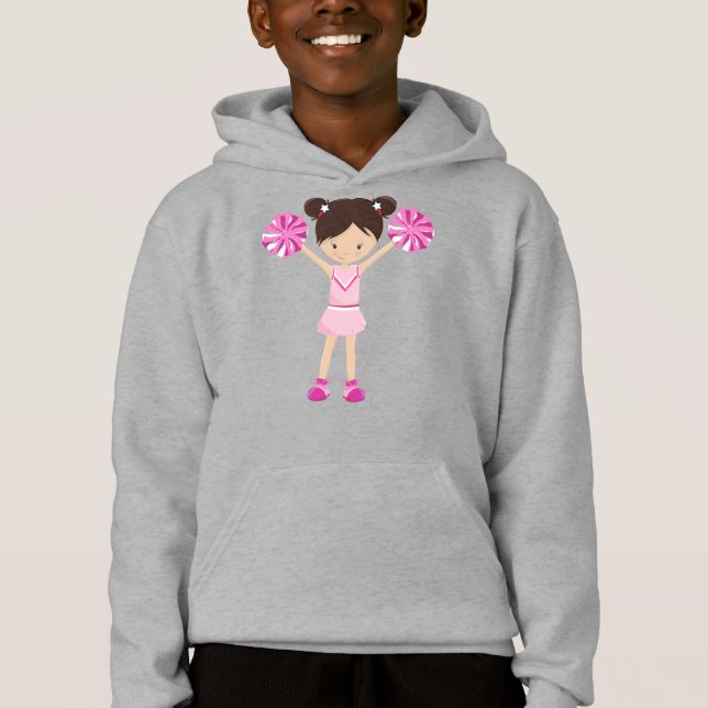Cheerleader, Cheerleader, Niedliches Mädchen, brau Hoodie (Vorderseite)