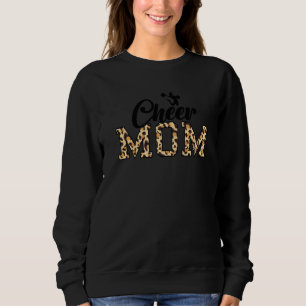 Cheerleader Cheerleading Cheer Mom Leopard  2 Sweatshirt