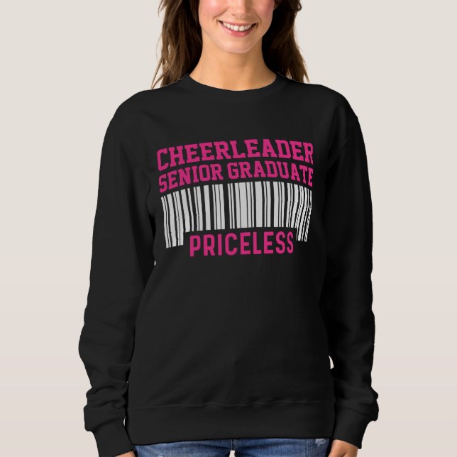 Cheerleader Cheerleading Cheering Senior Graduatio Sweatshirt (Vorderseite)