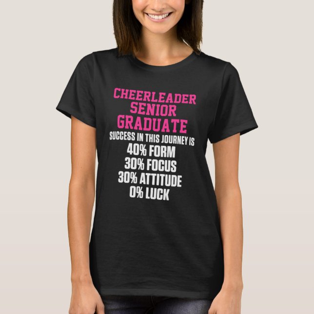 Cheerleader Cheerleading Cheering Success Senior G T-Shirt (Vorderseite)