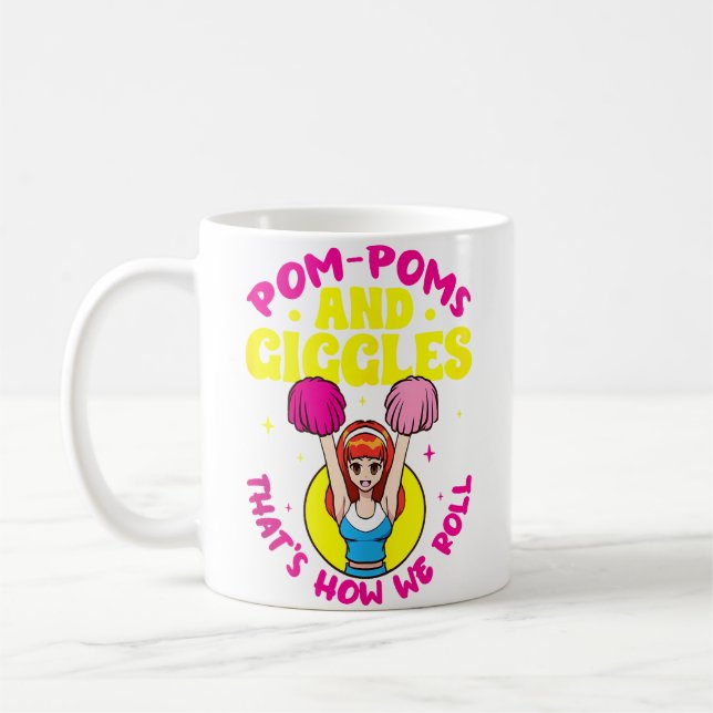 Cheerleader Cheerleading Cheerleading Kaffeetasse (Links)