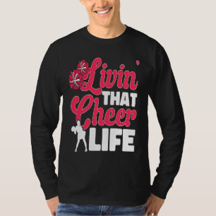 Cheerleader Cheerleading  dieses Cheer-Leben leben T-Shirt