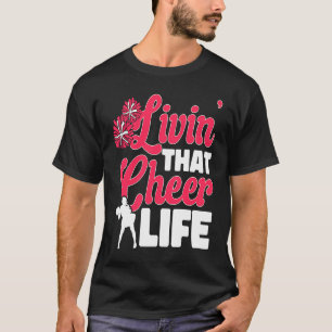 Cheerleader Cheerleading dieses Cheer-Leben leben T-Shirt