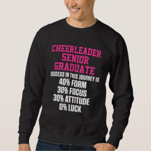 Cheerleader Cheerleading Jubel Erfolg Senior G Sweatshirt