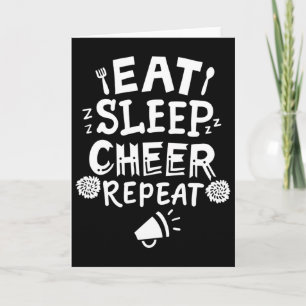 Cheerleader Cheerleading Jubel Geschenk  Karte