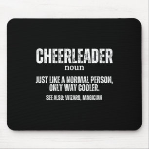 Cheerleader-Definition Stolz Lustig Cheerleading  Mousepad