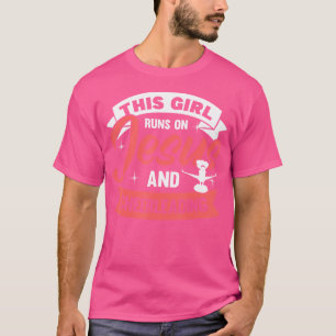 Cheerleader Dieses Mädchen läuft auf Jesus und Che T-Shirt