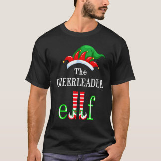 Cheerleader-Elfen-Familie passende Gruppen-Weihnac T-Shirt