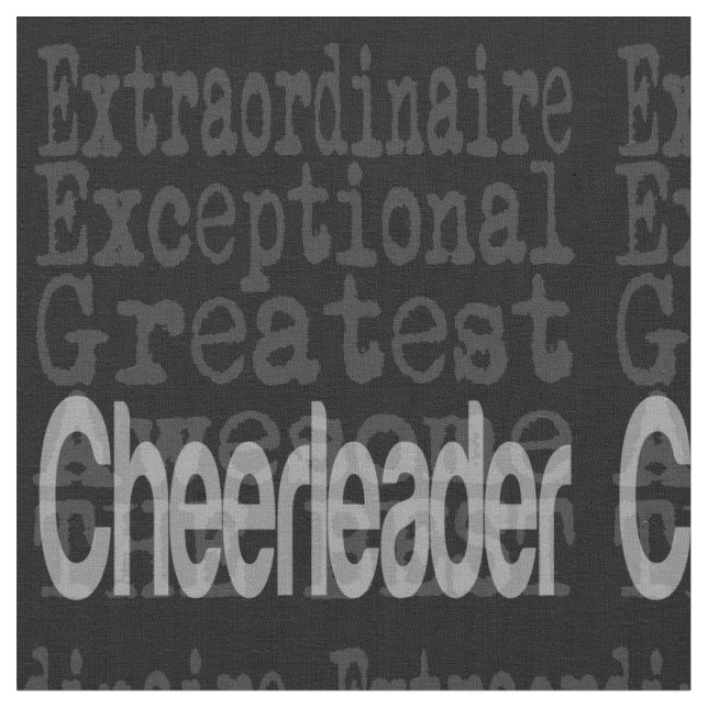 Cheerleader Extraordinaire Stoff (Nahaufnahme)
