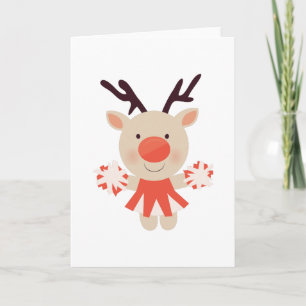 Cheerleader Feiertagskarte