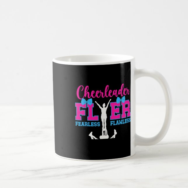Cheerleader Flyer Furchtlos Flawless Cheer Flyer  Kaffeetasse (Rechts)