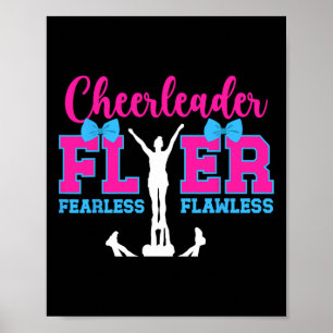 Cheerleader Flyer Furchtlos Flawless Cheer Flyer Poster