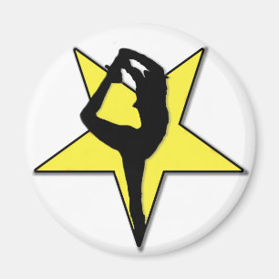 Cheerleader-Flyer-Sternmagnet Magnet