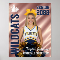 Cheerleader-Foto der Senior-Cheer-Mannschaft in Ro