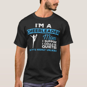 Cheerleader Funny Cheerleader Mama Geschenk T-Shirt