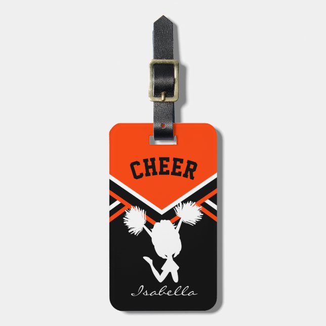 Cheerleader Girl Gepäckanhänger (Vorderseite vertikal)