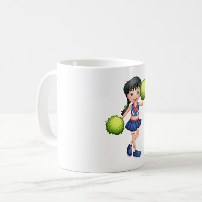 Cheerleader Girl Kaffeetasse (Vorderseite Links)