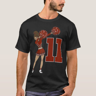Cheerleader Girl Niedliche Geburtstag Cheer Cheerl T-Shirt
