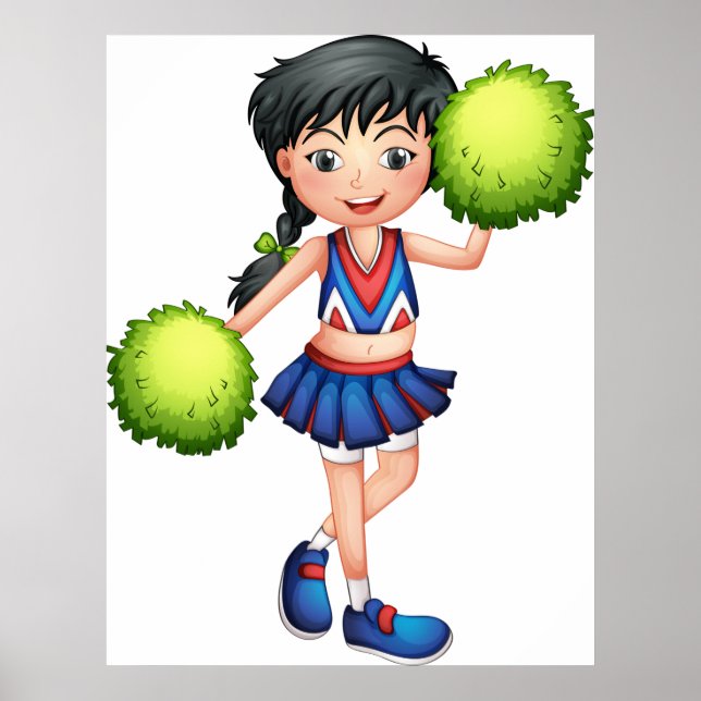 Cheerleader Girl Poster (Vorne)