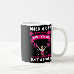 Cheerleader-Girl Walk einen Tag in meinen Schuhen Kaffeetasse