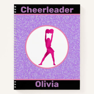Cheerleader Glitzer Notizbuch