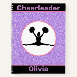 Cheerleader Glitzer Notizbuch