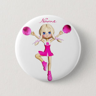 Cheerleader Gonna Cheer Thunder_Cove Button