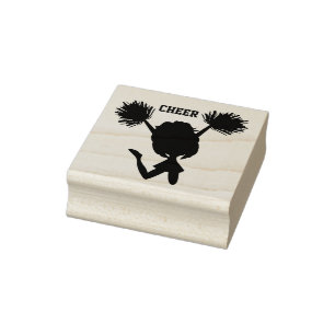 Cheerleader Gummistempel