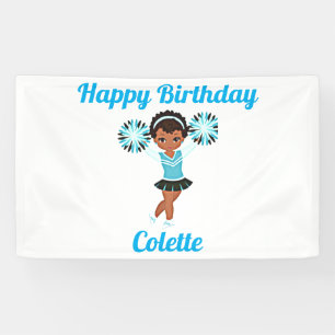 Cheerleader Happy Birthday Party Banner