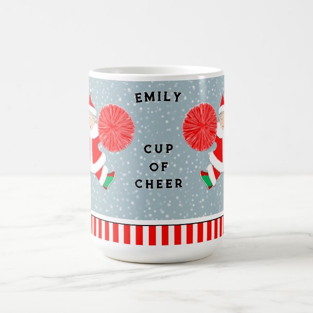 Cheerleader Holiday Geschenke Kaffeetasse (Mittel)