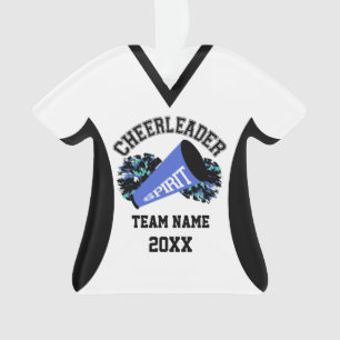 Cheerleader Jersey mit Foto Ornament
