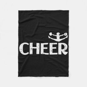 Cheerleader Jubel Cheerleading Team Squad Frauen Fleecedecke
