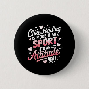 Cheerleader-Jubel-Design für Cheerleading-Jubel Button