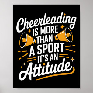 Cheerleader-Jubel-Design für Cheerleading Poster