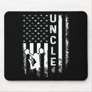Cheerleader Jubel Onkel Amerika Flagge Vintage Wei Mousepad