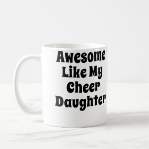 Cheerleader Jubel Papa Mama Cheerleading Kaffeetasse