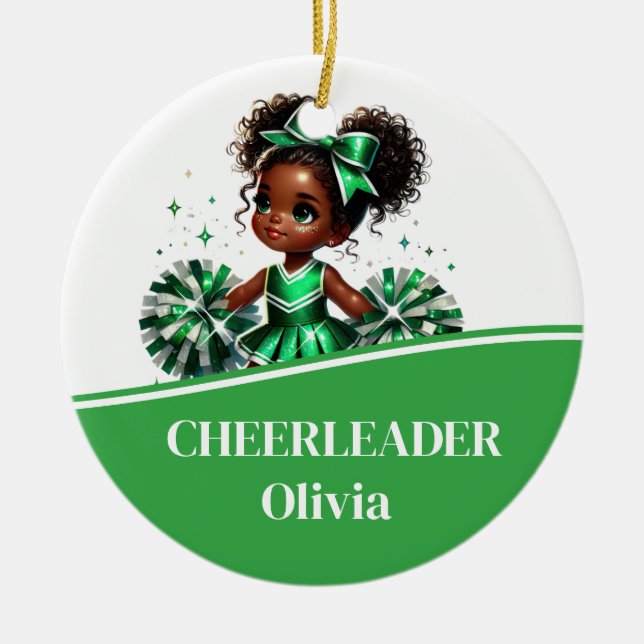 Cheerleader Keramik Ornament (Vorne)